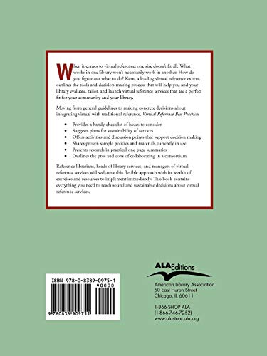 Virtual Reference Best Practices,Used