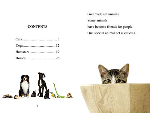 Cats, Dogs, Hamsters, and Horses: Level 2 (I Can Read! / Made By God),Used