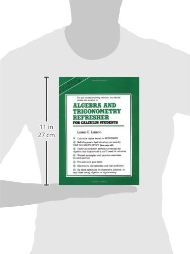 Algebra and Trigonometry Refresher for Calculus Students,Used
