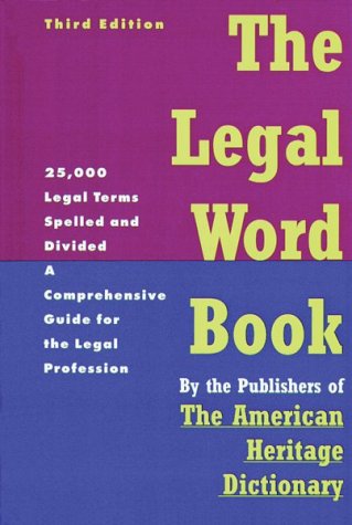 The Legal Word Book,Used