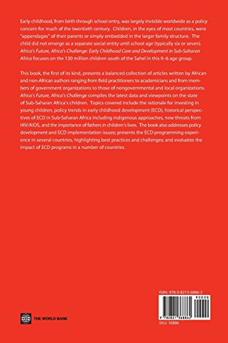 Africa's Future, Africa's Challenge: Early Childhood Care and Development in SubSaharan Africa (Directions in Development  Hum,New