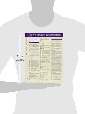 CPT 2010 Express Reference Coding Card General/Internal Medcine (AMA Express Reference),Used