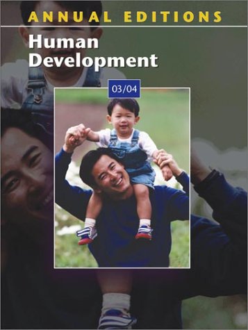 Annual Editions: Human Development 03/04,Used