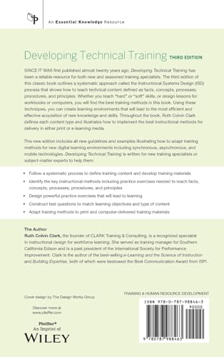 Developing Technical Training: A Structured Approach for Developing Classroom and Computerbased Instructional Materials,Used