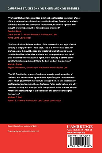 The Nature of Constitutional Rights (Cambridge Studies on Civil Rights and Civil Liberties),Used