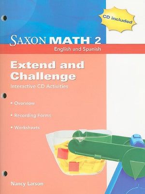 Saxon Math 2: Extend And Challenge [With Cdrom],Used