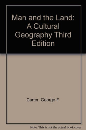 Man and the land,: A cultural geography,Used
