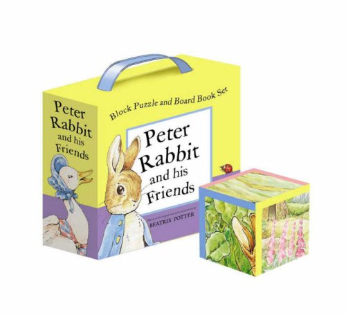 Peter Rabbit and His Friends A Block Puzzle and Board Book Set,Used