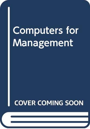 Computers for management (Management and marketing series),Used