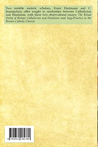 Catholicism, Yoga and Hinduism: Esoteric Classics,Used
