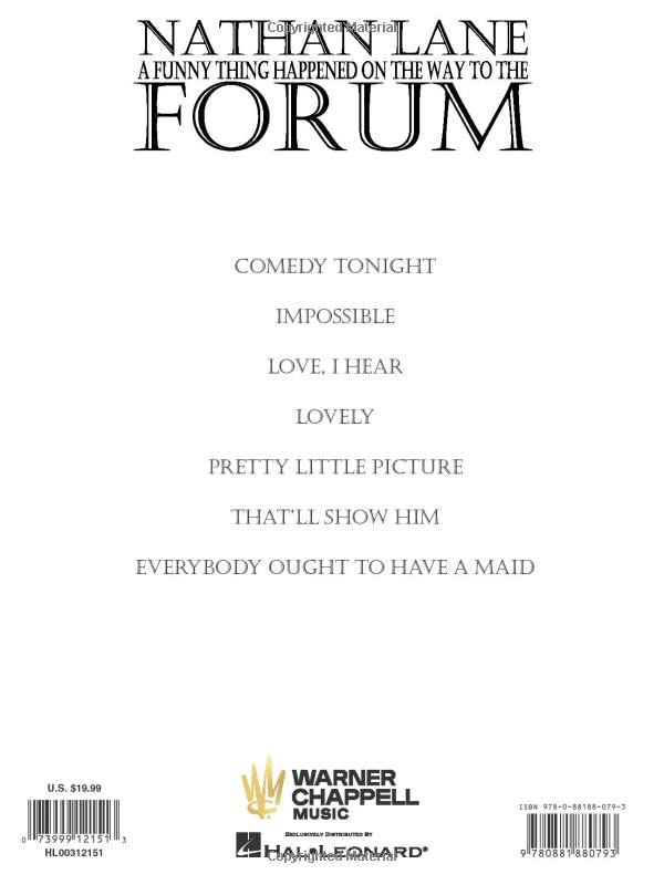 A Funny Thing Happened On The Way To The Forum: Vocal Selections,Used