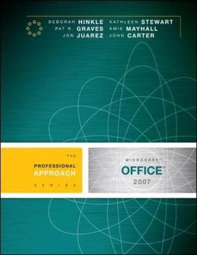 Microsoft Office 2007: A Professional Approach,Used