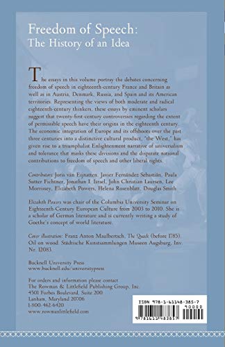 Freedom of Speech: The History of an Idea (Aperus: Histories Texts Cultures),Used