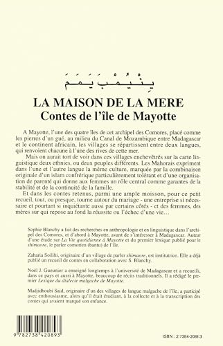 La Maison De La Mre: Contes De L'Le De Mayotte