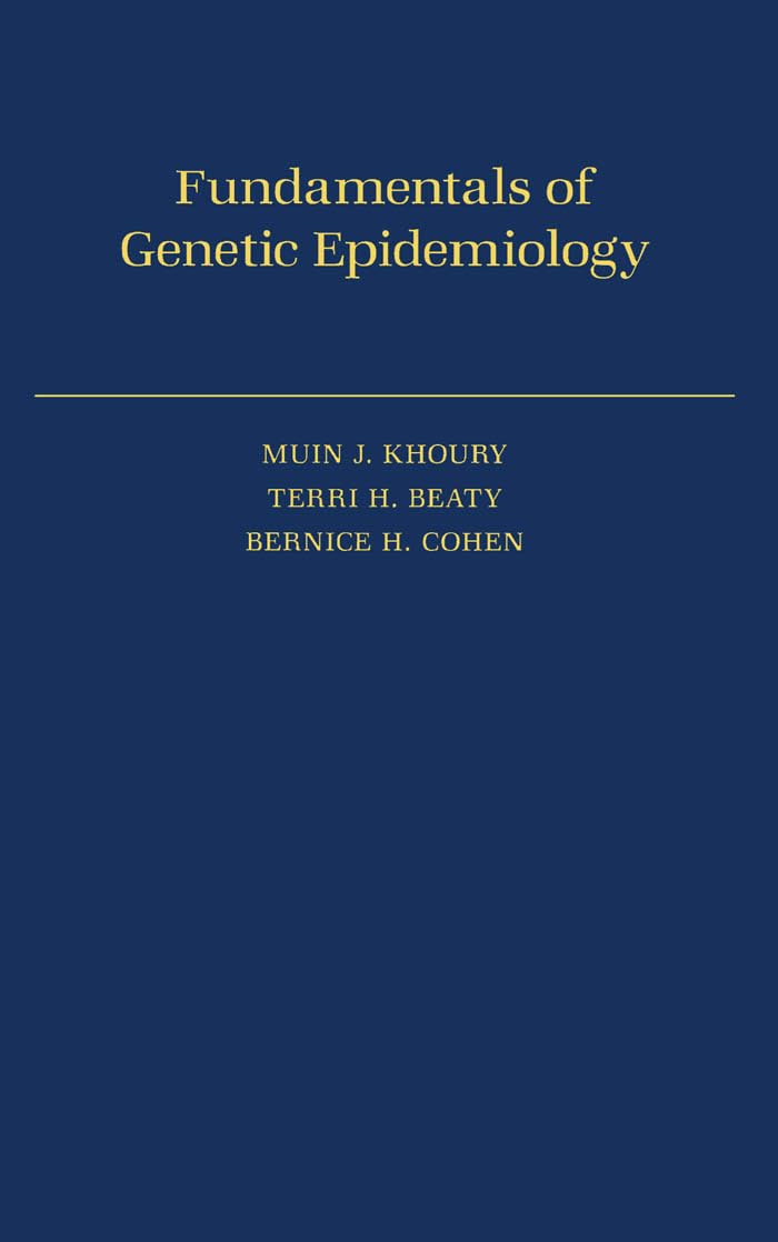 Fundamentals of Genetic Epidemiology,Used