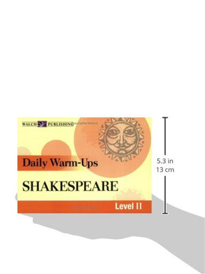 Daily WarmUps Shakespeare (Daily WarmUps English/Language Arts) (Daily Warm Ups Level 2),Used