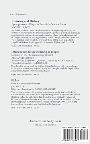 The Spirit and Its Letter: Traces of Rhetoric in Hegel's Philosophy of Bildung,Used