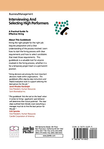 Interviewing and Selecting High Performers (Management Skills Series),Used