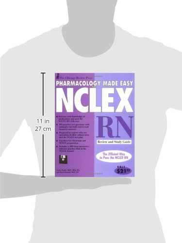 Chicago Review Press Pharmacology Made Easy For Nclexrn Review And Study Guide (Pharmacology Made Easy For Nclex Series)