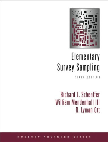 Elementary Survey Sampling (with CDROM),Used