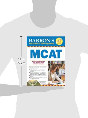 Barron's MCAT with CDROM,Used
