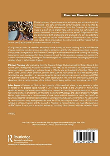 Early English Viols: Instruments, Makers and Music (Music and Material Culture),Used