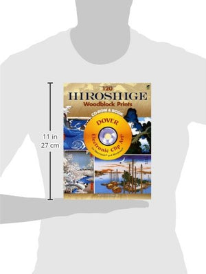 120 Hiroshige Woodblock Prints (CDROM + Book),Used