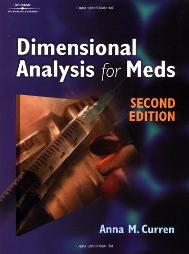 Dimensional Analysis for Meds,Used