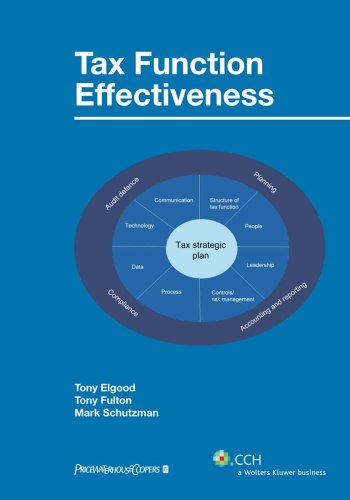 Tax Function Effectiveness: The Vision for Tomorrow's Tax Function,Used