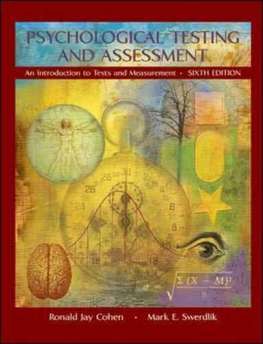 Psychological Testing and Assessment with Exercises Workbook,Used