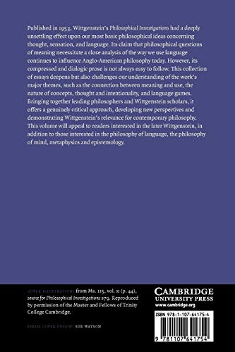 Wittgenstein's Philosophical Investigations: A Critical Guide (Cambridge Critical Guides),Used