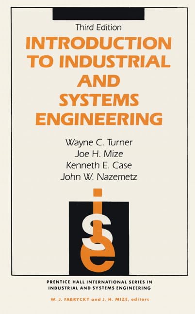 Introduction To Industrial And Systems Engineering,New