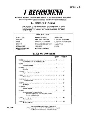 I Recommend: Horn in F,Used