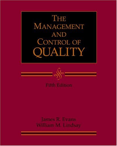 Management And The Control Of Quality With Student Cdrom,Used
