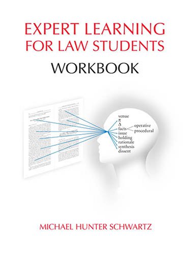 Expert Learning for Law Students Workbook,Used