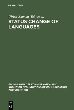 Status Change of Languages (Grundlagen der Kommunikation und Kognition / Foundations of Communication and Cognition),Used
