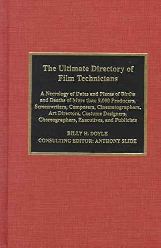 The Ultimate Directory Of Film Technicians,Used