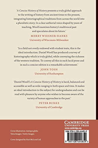A Concise History of History: Global Historiography from Antiquity to the Present (Cambridge Concise Histories),Used