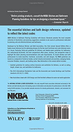 NKBA Kitchen and Bathroom Planning Guidelines with Access Standards,Used