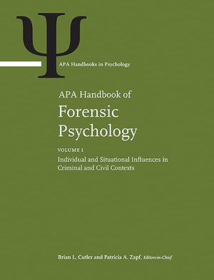 APA Handbook of Forensic Psychology (APA Handbooks in Psychology),Used