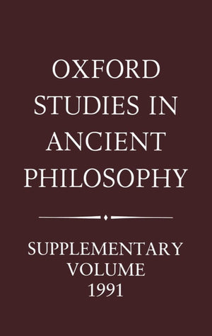 Oxford Studies In Ancient Philosophy,Used