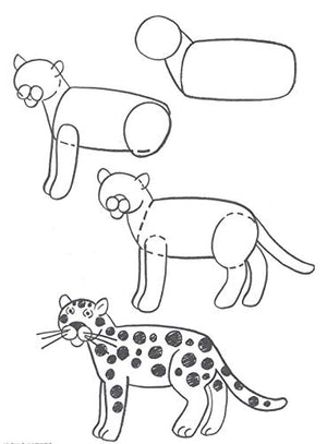 How to Draw Animals: Easy StepbyStep Drawings! (Dover How to Draw),Used
