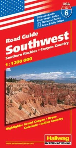 Rand McNally Hallwag Road Guide Southwest: Southern Rockies/Canyon Country,Used