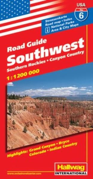 Rand McNally Hallwag Road Guide Southwest: Southern Rockies/Canyon Country,Used