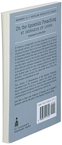 On The Apostolic Preaching (Popular Patristics),New