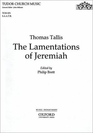 The Lamentations of Jeremiah (Tudor Church Music),Used