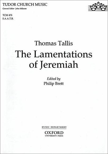 The Lamentations of Jeremiah (Tudor Church Music),Used
