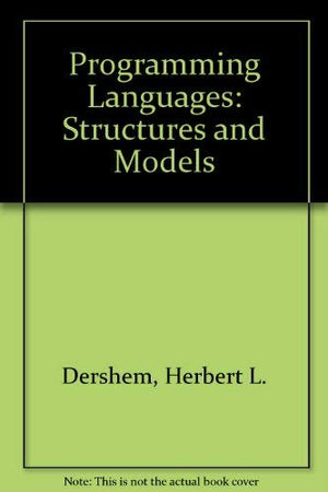 Programming Languages: Structures and Models,Used