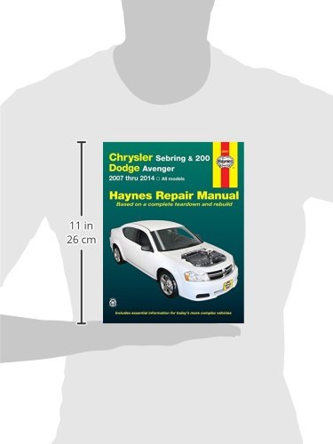 Haynes Chrysler Sebring & 200 and Dodge Avenger: 2007 thru 2014, All models (Haynes Repair Manual),Used