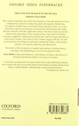 The Concept of Race in South Asia (SOAS Studies on South Asia),Used